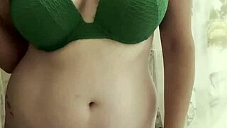 Chubby big tits babe masturbates soaking shower pussy with buzzing vibrator