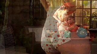 Big Tit Brunette Rayveness Cowgirl Rides Then Doggy Creampie On Hairy Pussy Outdoor