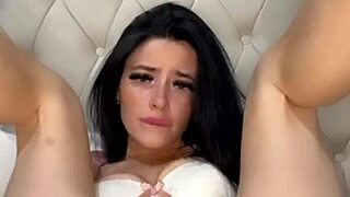 Horny American Coed Student Toys Her Wet Pussy in Solo Webcam Squirt