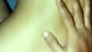 Indonesian beauty's body enjoyed in pouring rain seduction