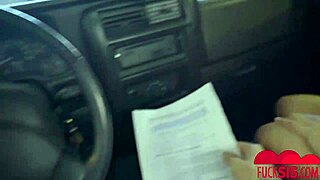 nicole rey bent over for stepsis secrets in car doggy pounding 🚗🍑