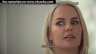 what if the neighbor milf with natural tits invites you for blonde blowjob creampie taboo?