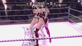 RUMBLE ROSES XX LADY X WRESTLES DOMINATES HUMILIATES MISS SPENCER!!