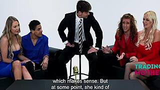 stepmoms swap stepsons for rough gangbang ride