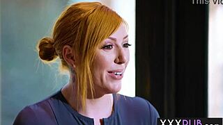 Redhead MILF Lauren Phillips Titty Fucks Best Client Hard