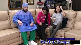 dr tampa gives alix avery the pre-employment anal physical