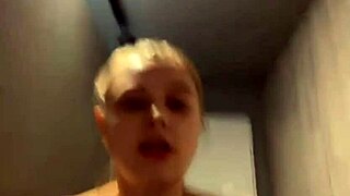 what happens when teen blonde goes extreme outdoors with massive tools?