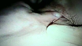 my wife's cum drips from dildo fucked pussy