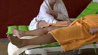 Horny Big Tits Milf Seduced And Fucked Hard By Monster Cock In Sauna