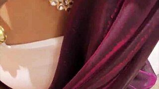 Riya In Saree BLOWS Husband's BIG COCK And Swallows Cum In Bedroom
