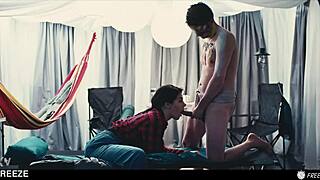 Valentina nappi's tight pussy freeze-fucked outdoors by native cock after hike