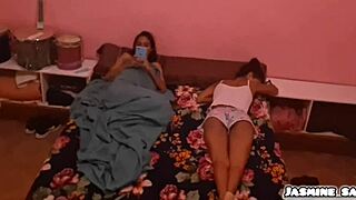 Furtive Fuck Beside 18-Year-Old Friend in Public