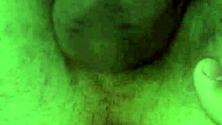 uncut tattooed cock erupts hands-free from brutal anal prolapse