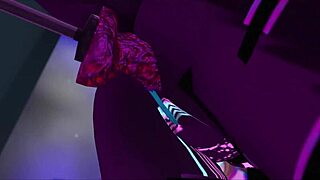 LITTLEVRSLUT Gulps Big Cock Then Rides Dildo Machine Hard