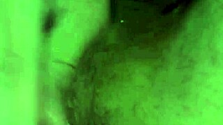 uncut tattooed cock erupts hands-free from brutal anal prolapse