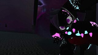 LITTLEVRSLUT Gulps Big Cock Then Rides Dildo Machine Hard