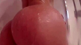 elsa jean digs fingers deep in her hairy wet pussy