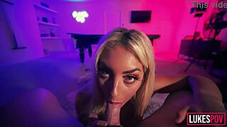 Blonde Fitness Babe's Tight Pussy Creampie Fill-Up