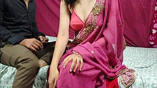 first time banging friend's mommy with hindi dirty talk and her riding my cock hard