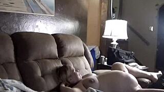 whoa old preggo wife takes that creampie deep inside her swollen belly