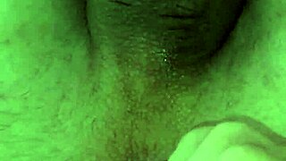 uncut tattooed cock erupts hands-free from brutal anal prolapse