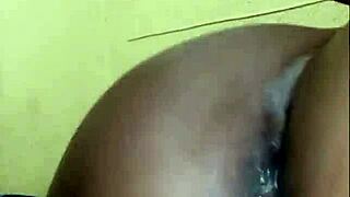 Super Close-Up Reveals Tight Black Wetness