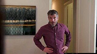 A teen 18+ returns home from school and shares a family orgasm with dad in wild punishment sex