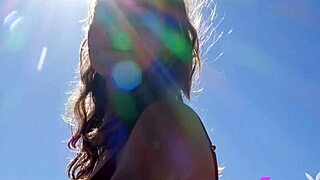 Model Kayla Coyote Tempts with Big Natural Tits in Amazing Lingerie Striptease