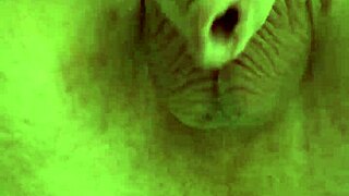 uncut tattooed cock erupts hands-free from brutal anal prolapse