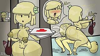 her rich curves tease with big ass tits and monster cock hints