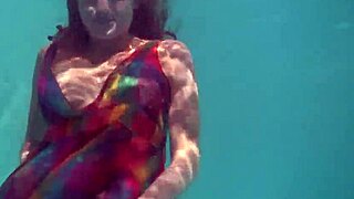 hey nikita vodorezova, why strip naked so fast underwater in public?
