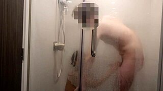 petite thai teen's shower sex ends in huge facial cumshot