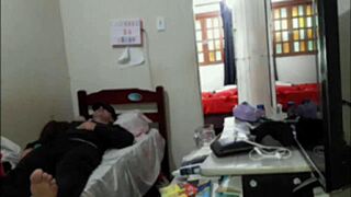 my heart races watching my unfaithful wife bareback fuck her lover's fat cock behind cuckold's back
