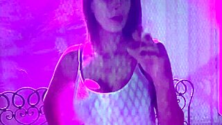 Italian milf Artemisia Love teases with her curves while smoking outdoors