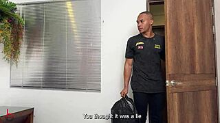 MAKE-UP SEX! Brandon Cruz pounds Daniela Andrea's juicy pussy interracial!