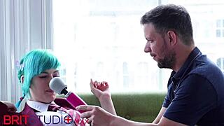 Ever wonder what happens when you edge a naughty college girl's huge assets?