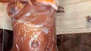 hey sexy, this curvy black babe's wet pussy dildo play will make you throb