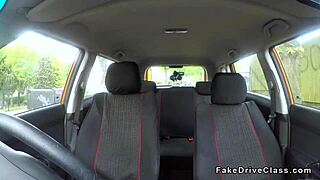 my mate wrecked that blonde in fake driving lesson