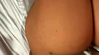 stepdad spots his stepdaughter's anal plug toy bulging her ass outdoors
