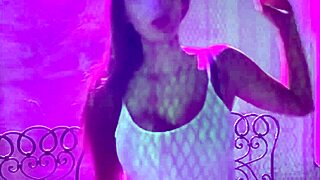 Italian milf Artemisia Love teases with her curves while smoking outdoors