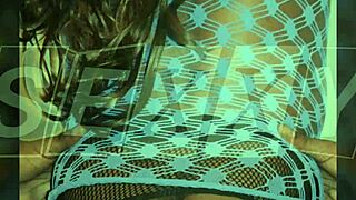 Heart pounds for this lingerie ladyboy's seductive panty poses