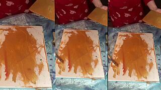 in big eyeglasses asmr acrylic nails bloom misty art part 1