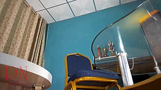 Sexretary engineer shreds cam upskirt in office skirt panties nylon submissive