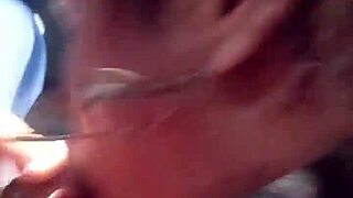 Quick brazilian shemale oral session inside moving car