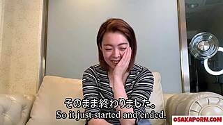 Silent sex with 23yo chubby big tits Japanese, facial swallow after interview