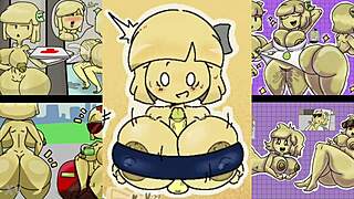 her rich curves tease with big ass tits and monster cock hints