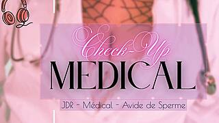 french medical cock milking sprays hot milk everywhere!