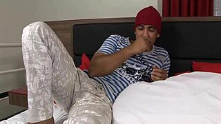 big shemale surprises with her thick jock