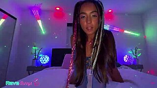 wanna see glittered sasha tatcha's pretty pussy get pounded cowgirl and doggy style?