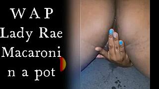 Lady Raex's juicy wet ass and shaved pussy drip with desire
